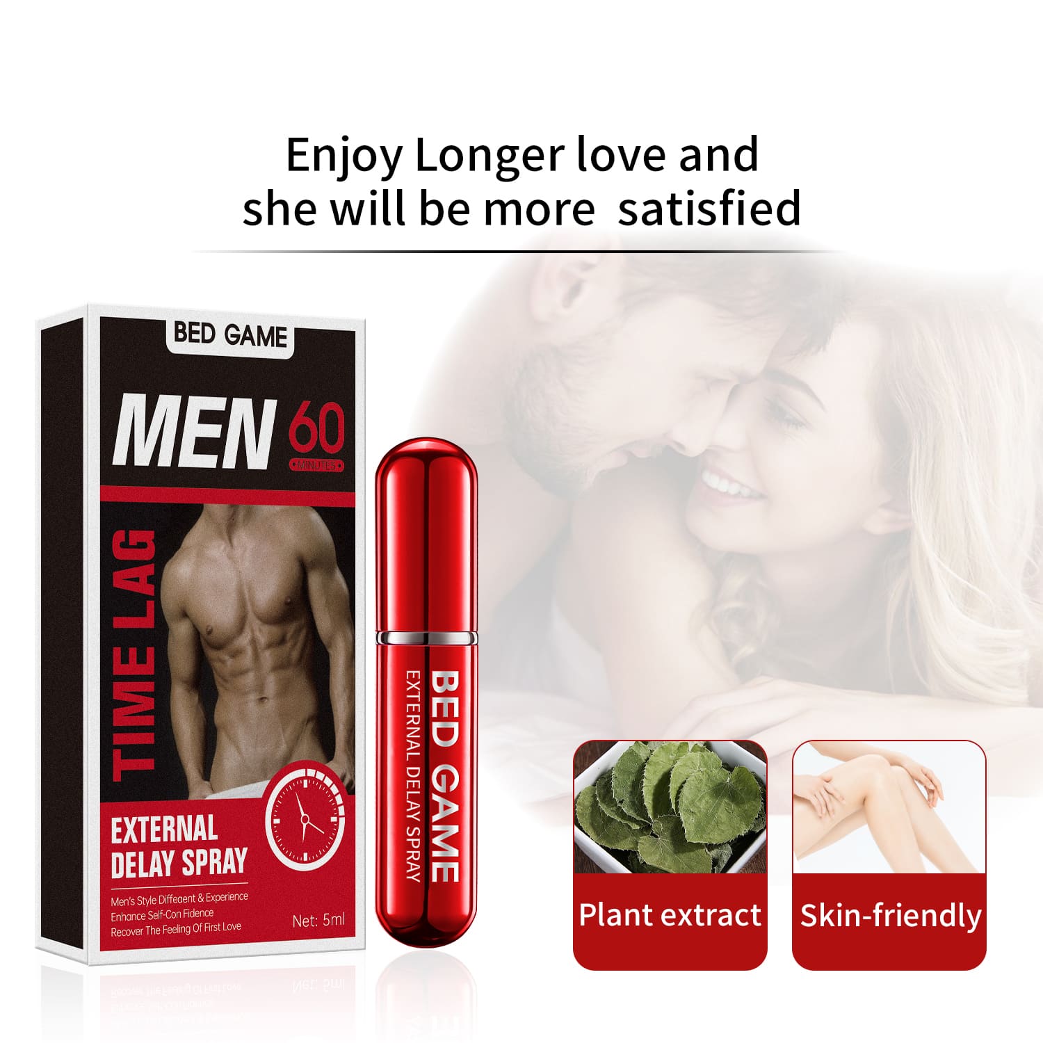 Duration Delay Spray, Numbing Climax Spray for Men & Desensitizing Spray, Climax Control