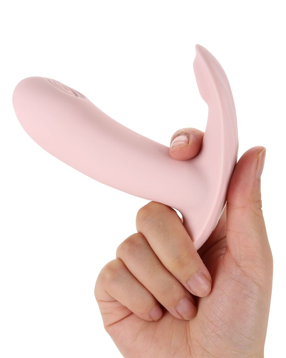 OYE-060 10 Modes Vibrator & Thrusting ,5 Modes Clit Sucking Wearable Vibrator