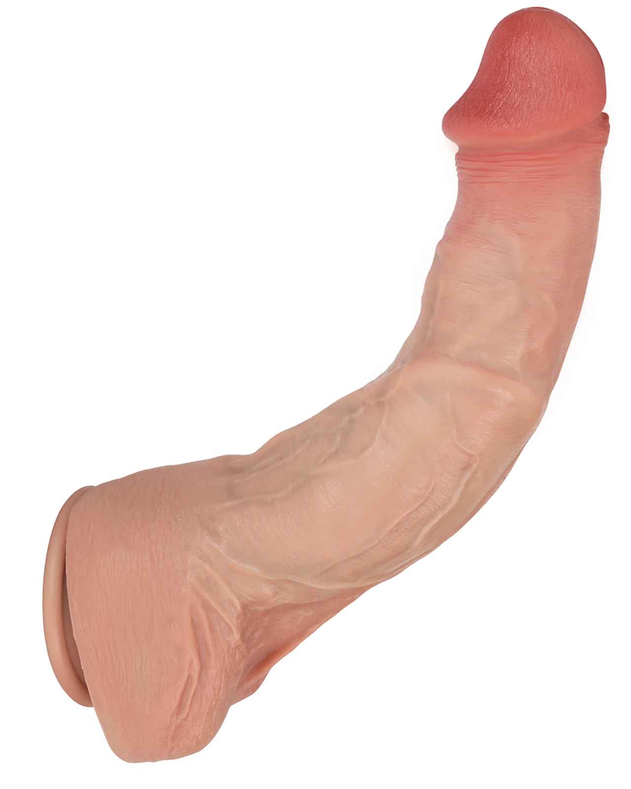 Aiden 13 inch Real Skin Huge Realistic Dildo With Keel
