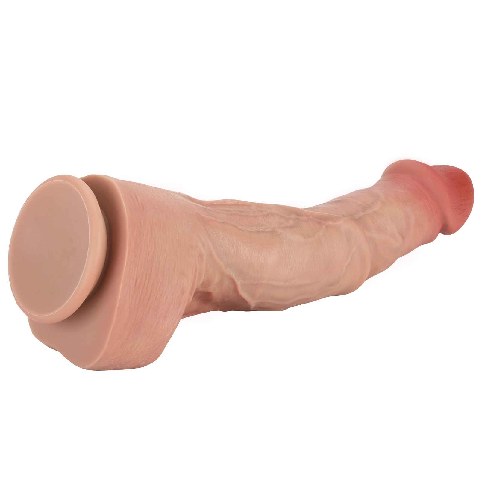 Aiden 13 inch Real Skin Huge Realistic Dildo With Keel