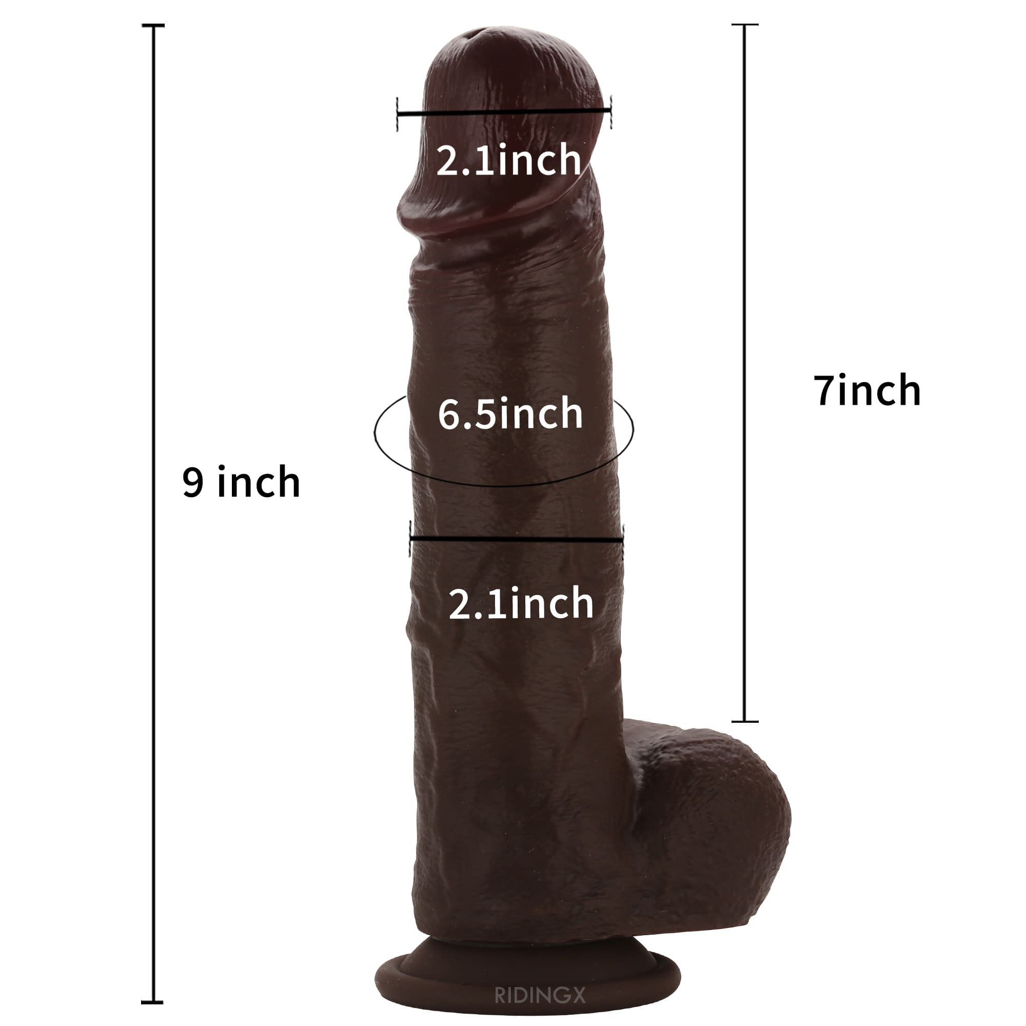 Strap-On 9 inch Boomer Squirting Dildo Cumming Ejaculating Black Sliding Skin