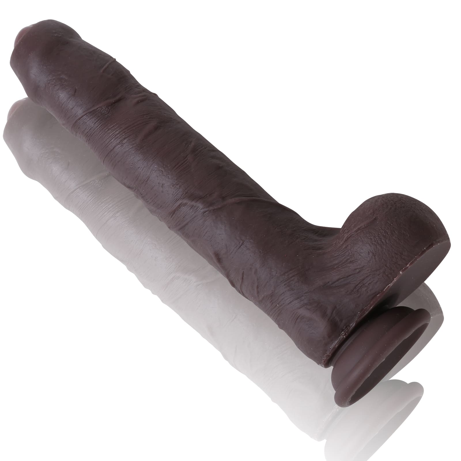 Diego 11in Huge Foreskin Sliding Skin Life Like Dildo Uncut Dildo