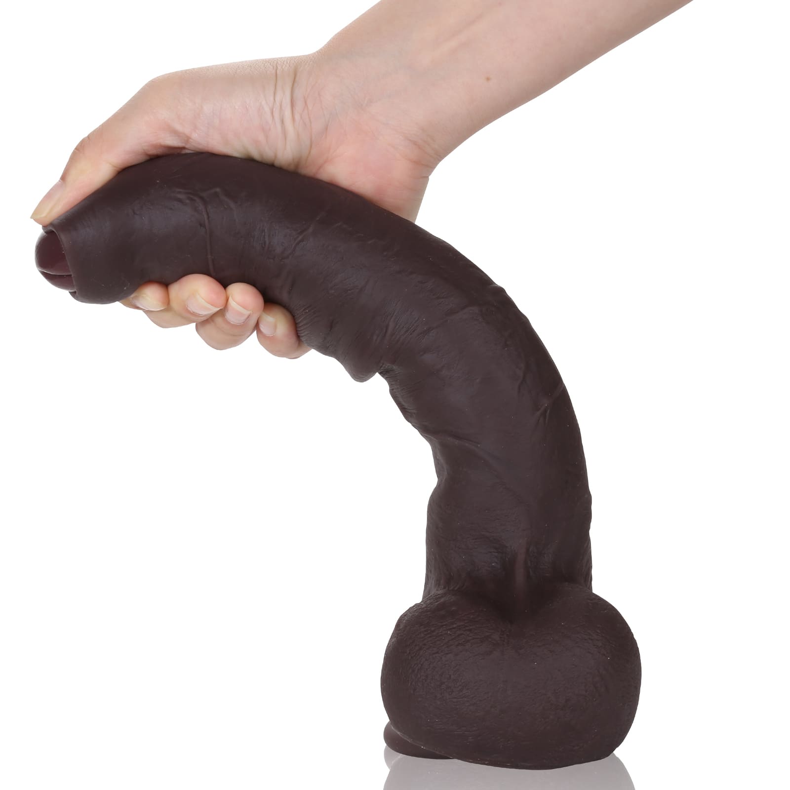 Diego 11in Huge Foreskin Sliding Skin Life Like Dildo Uncut Dildo