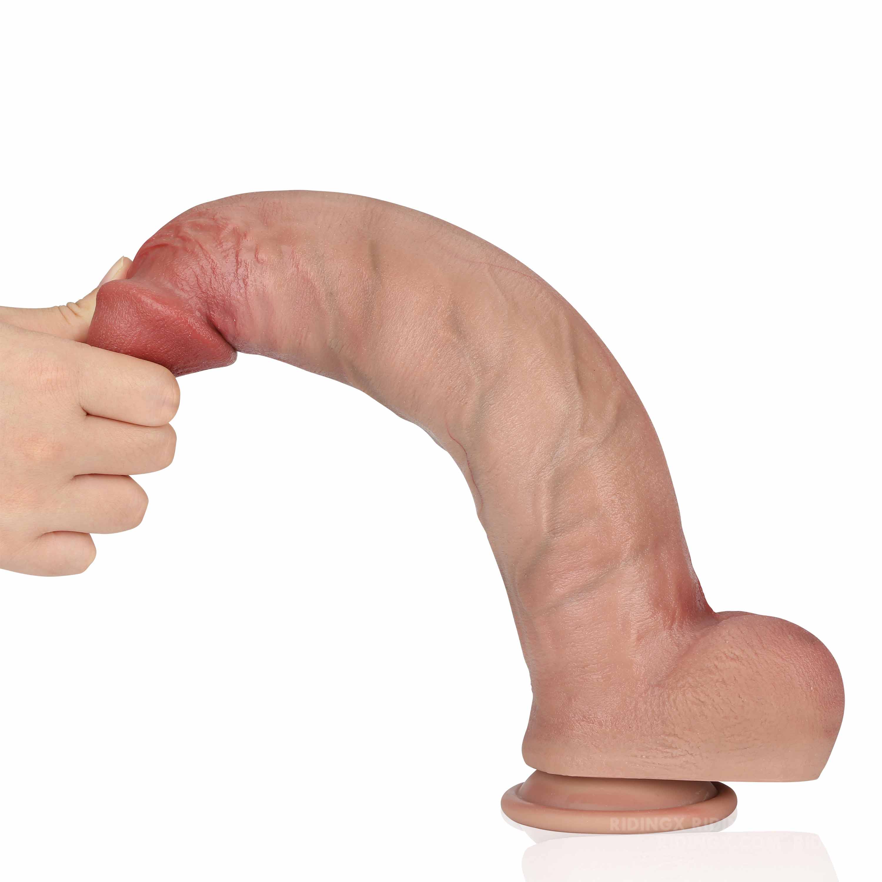 Dredd Dildo 12 inch Lifelike Dildo Real Feeling Skin Huge Dildo With Keel