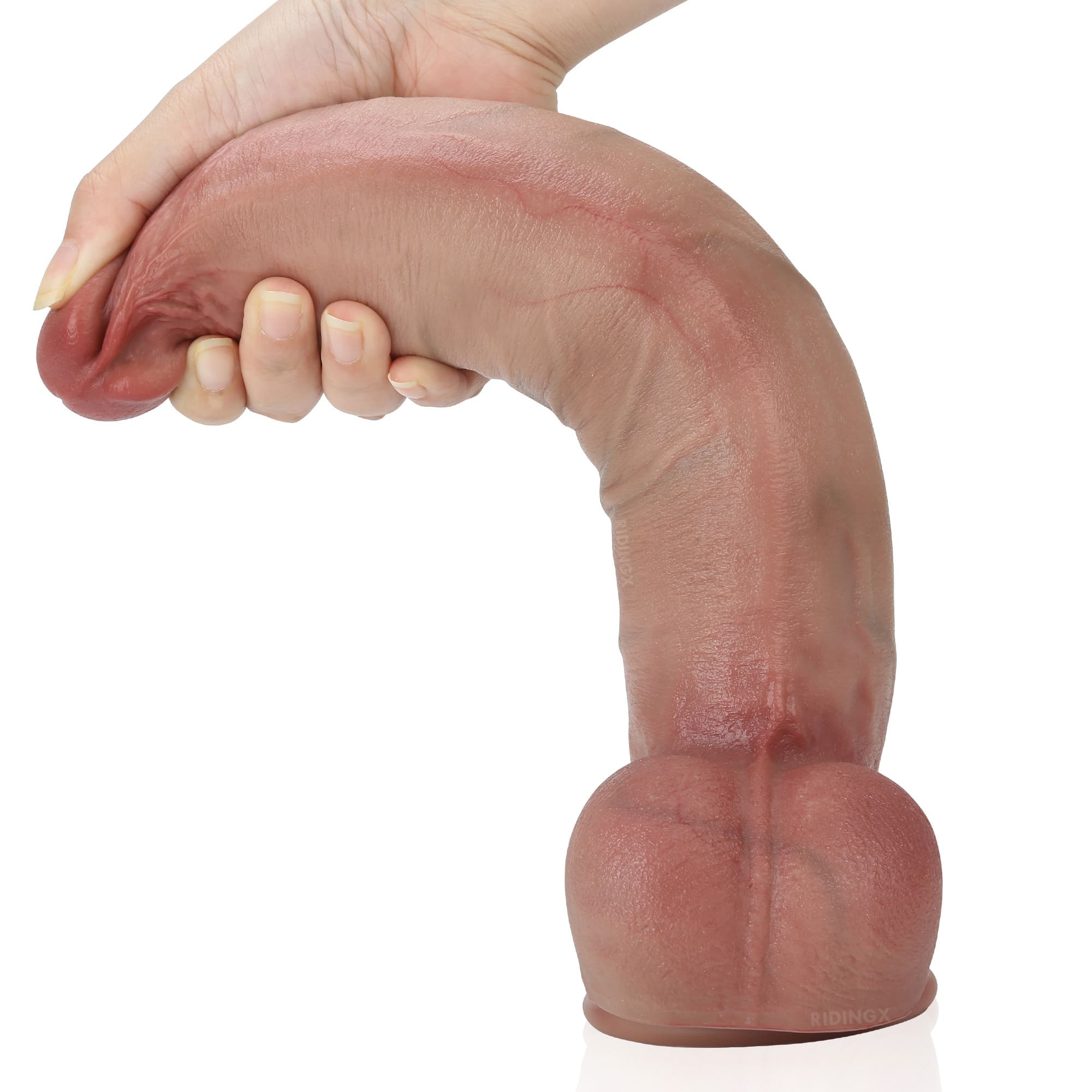 Dredd Dildo 12 inch Lifelike Dildo Real Feeling Skin Huge Dildo With Keel
