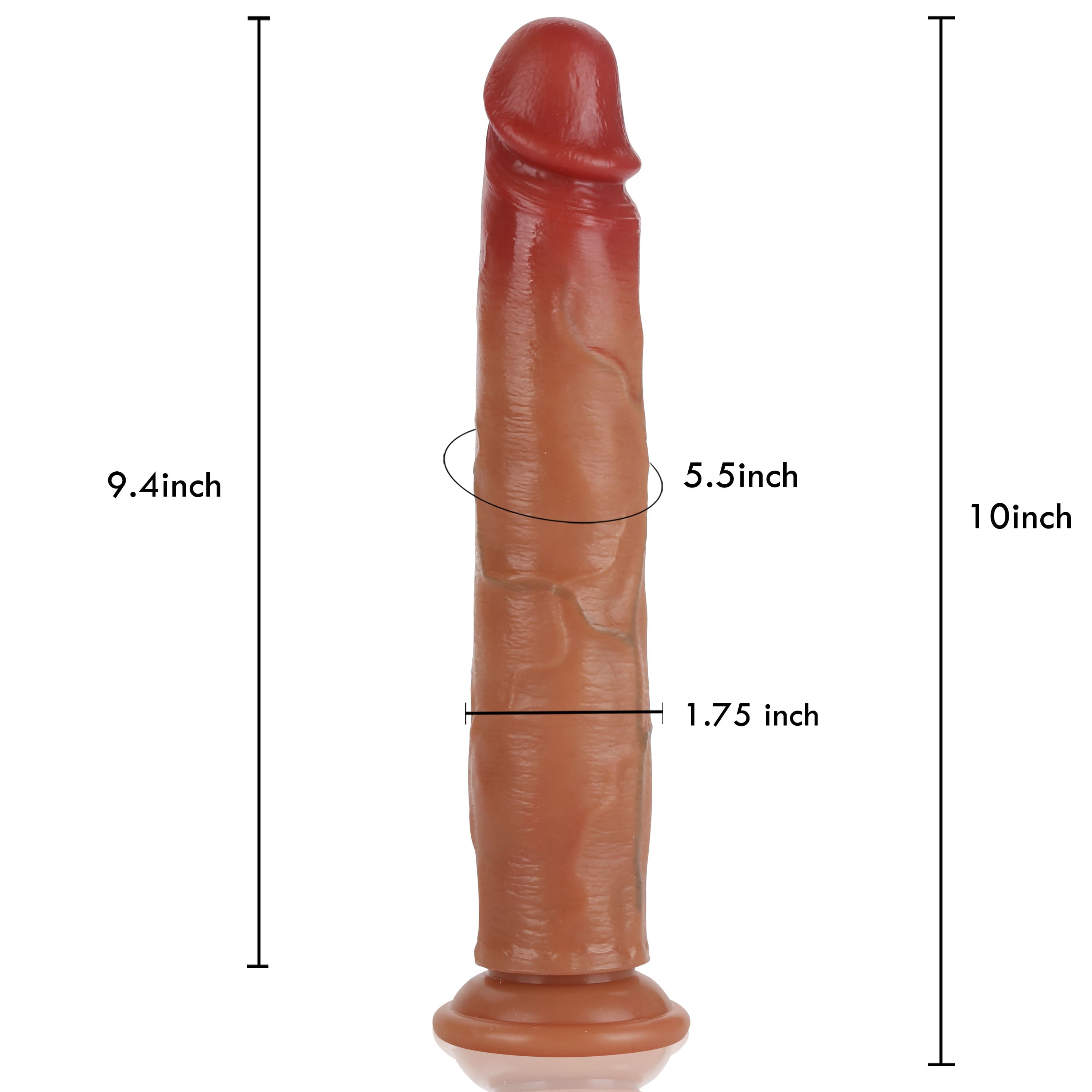 King Kong 10 inch Sliding Skin Lifelike Realistic Dildo & Real Skin