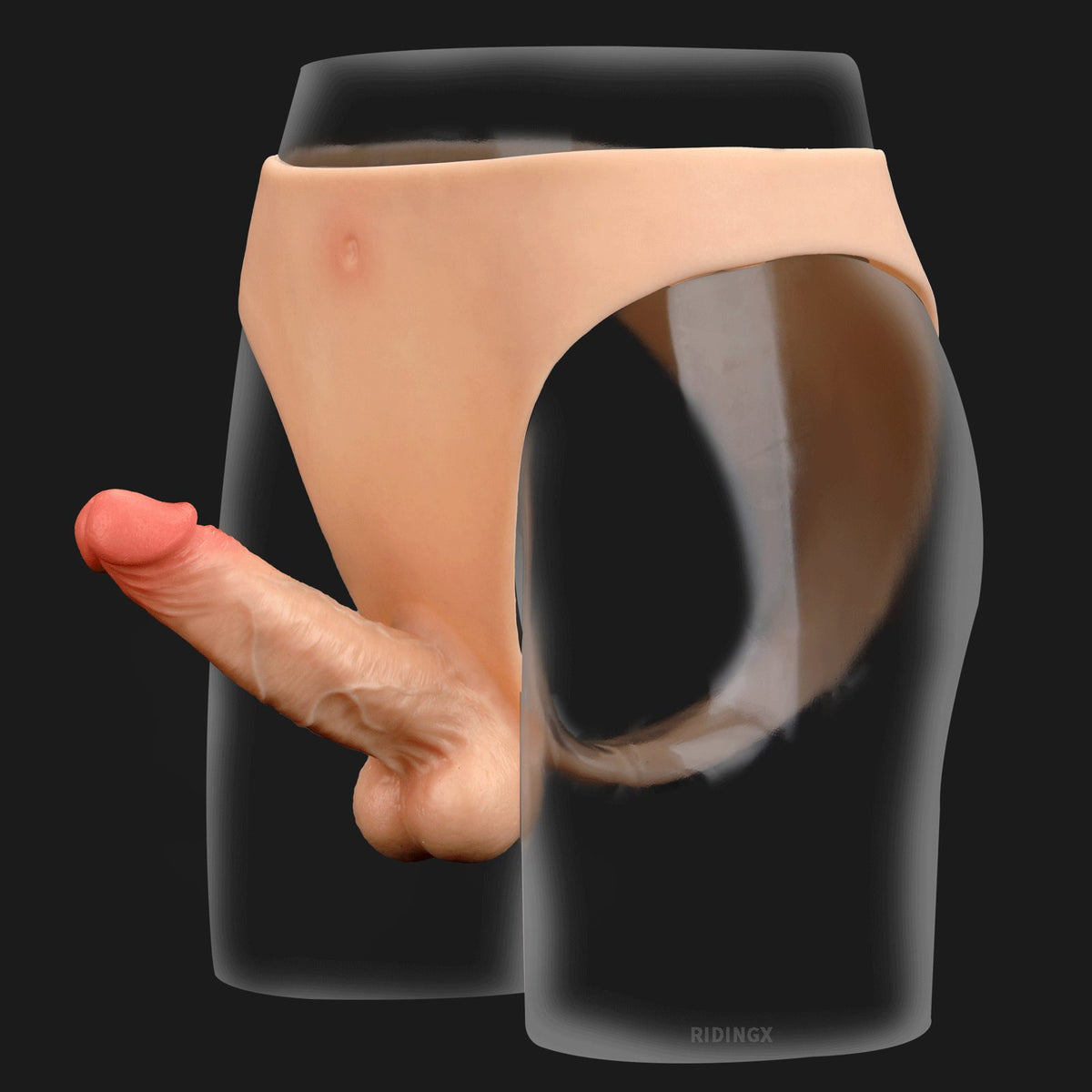 Lewis 6 inch Realistic Strap-On Dildo Silicone Most Real Feel Solid Penis