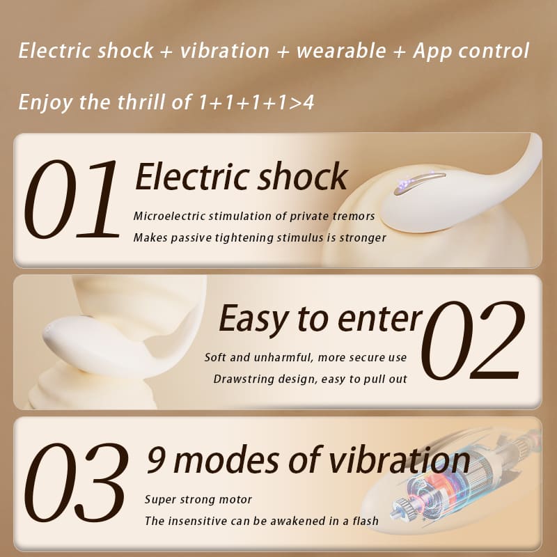 OYE-035 10 Modes Long Distance Vibrator & 3 Mode Selectric Shock Vibrator