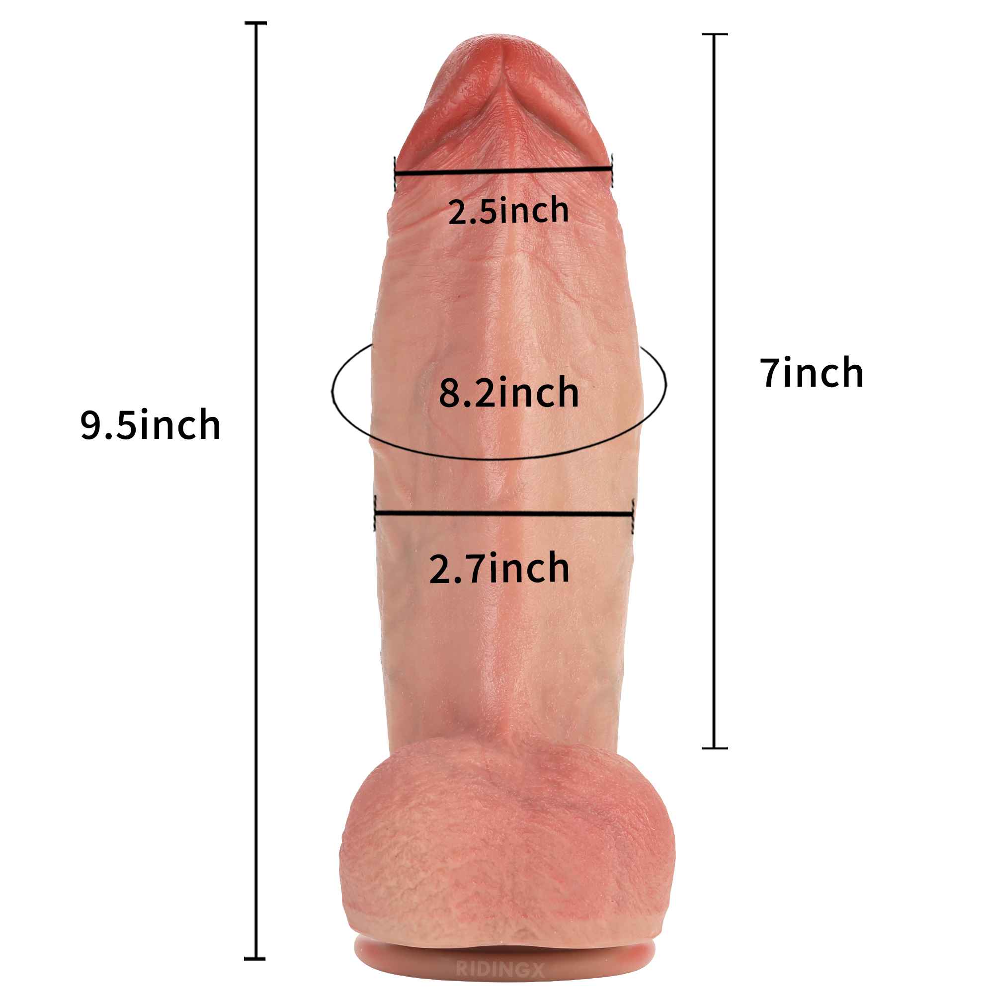 MeatBall Real Skin Hyper Realistic Dildo Girthy Biggest Dildo