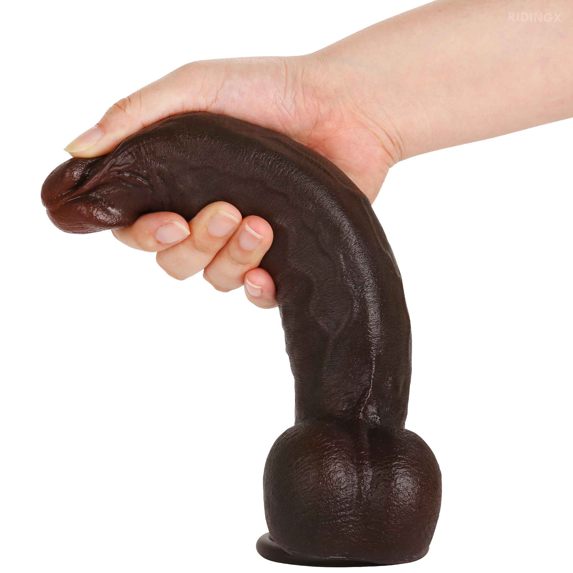 Baron 10 inch BBC Realistic Dildo Real Skin Dildo Soft Skin With Keel