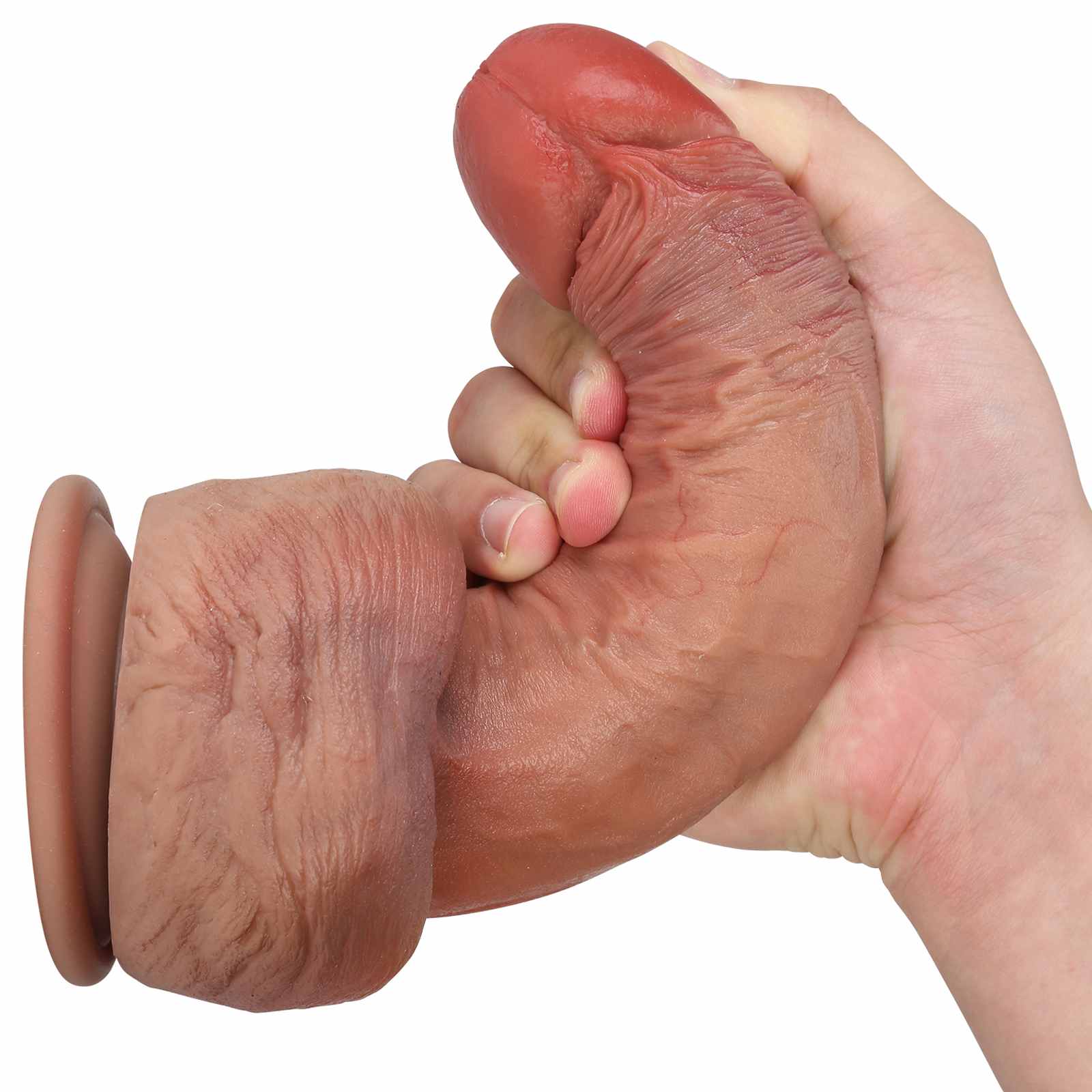 Hayes 8 inch Ultra Real Skin Dildo Realistic Dildo