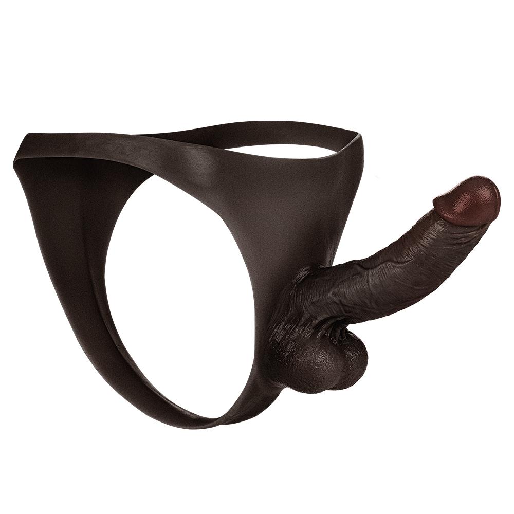 Kendon Strap On Dildo Wearable Dildo Black Realistic Skin Solid