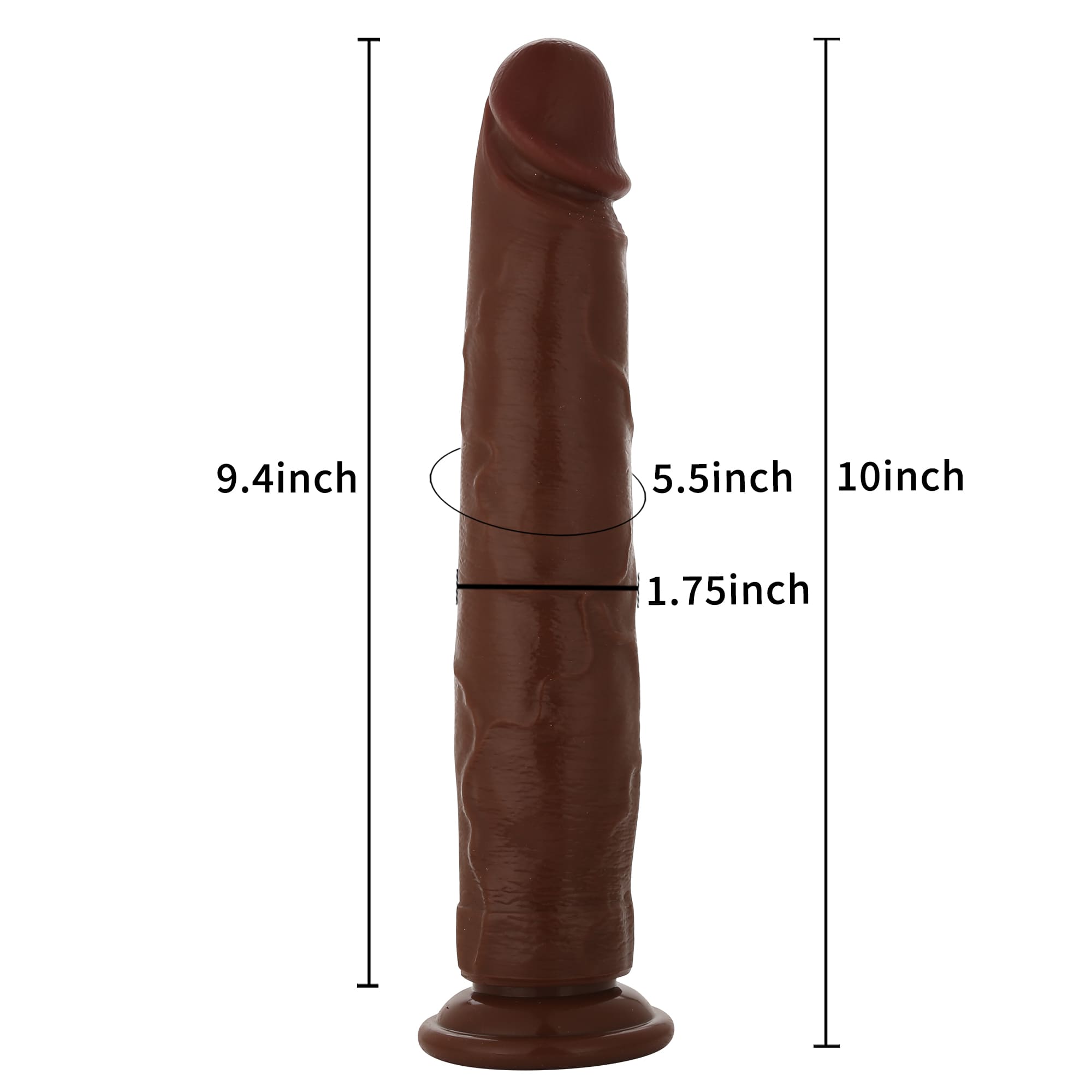 King Kong 10 inch Sliding Skin Lifelike Realistic Dildo & Real Skin