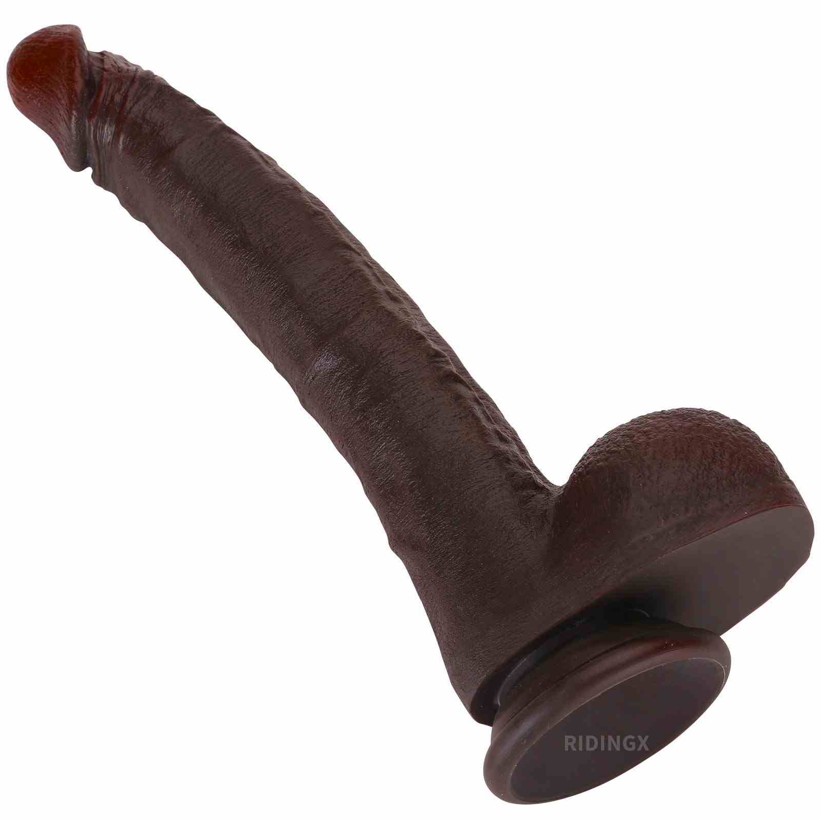 LaMelo 10 inch Ultra Realistic Black Dildo With Keel