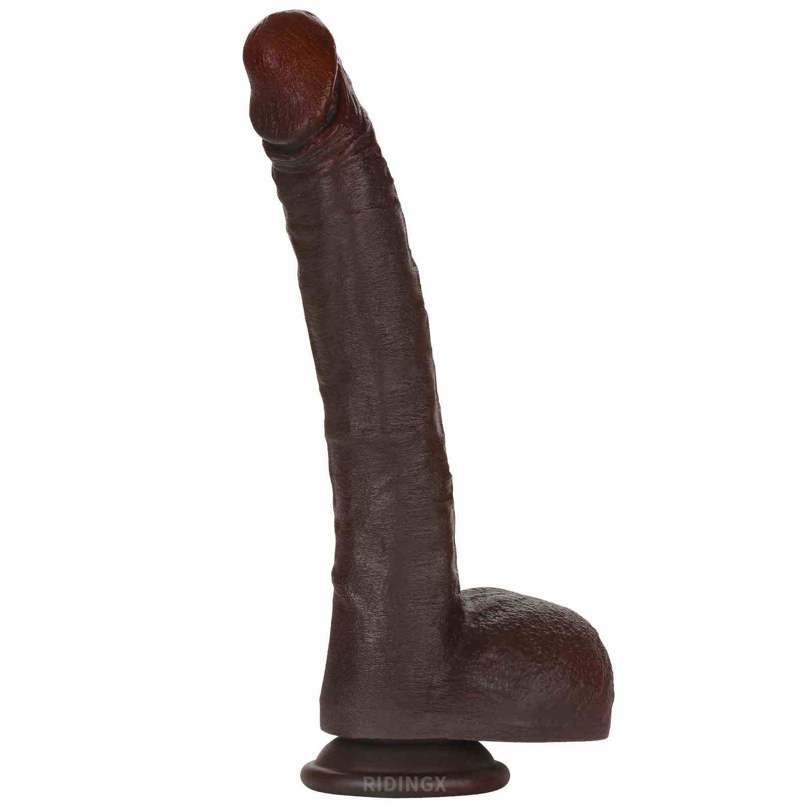 LaMelo 10 inch Ultra Realistic Black Dildo With Keel