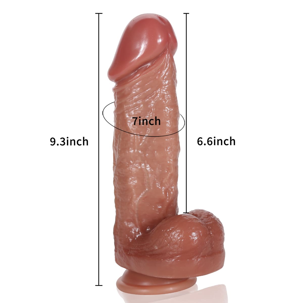 Henry 9.3 Inch Huge Thick 3 Modes Thrusting Dildo Machine & 9 Modes Vibrating