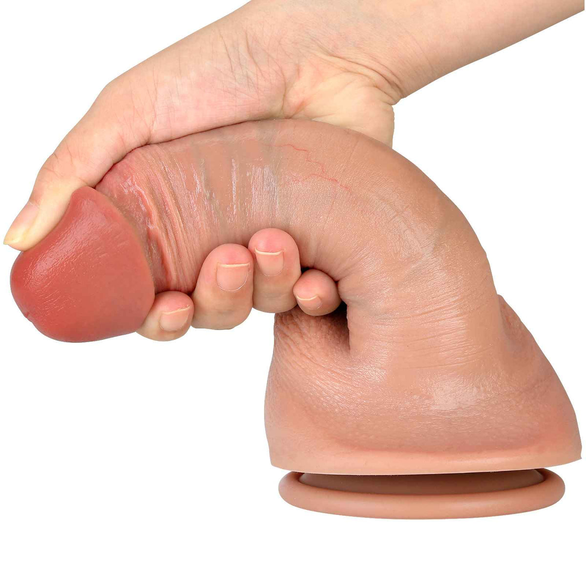 Luis 8 inch Ultra Realistic Dildo Real Skin Lifelike Glan