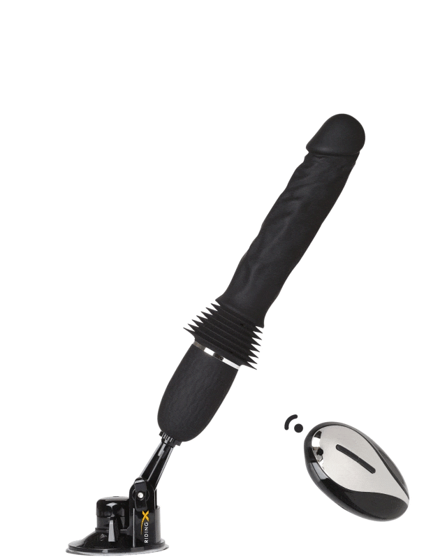 RidingX Mini Sex Machine 11 inch Thrusting Dildo With Remote Control-