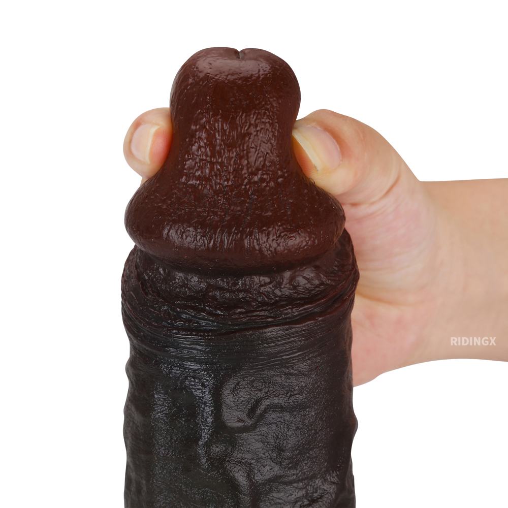 Monster 12 inch Most Realistic Dildo Real Glan Lifelike Vein Dildo With Keel