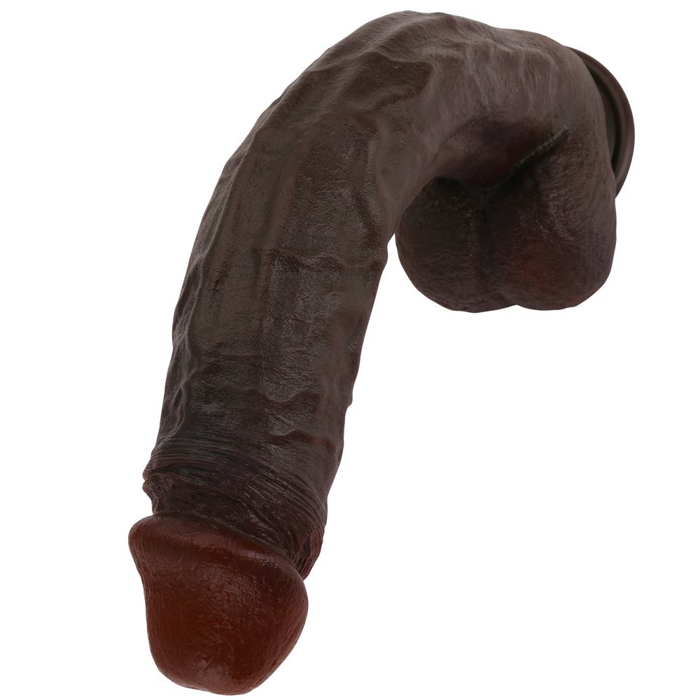 Monster 12 inch Most Realistic Dildo Real Glan Lifelike Vein Dildo With Keel