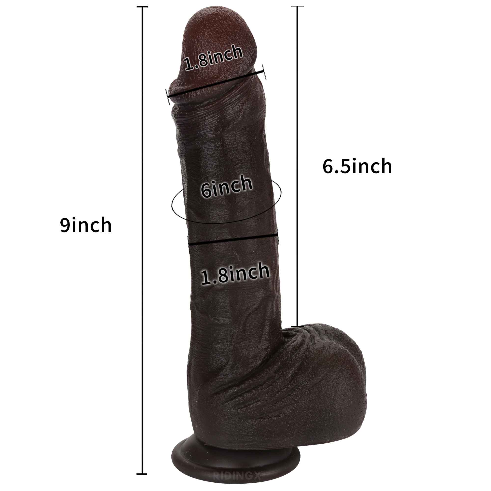Mr.J 9 inch BBC Realistic Dildo Super Real Skin Lifelike Dildo