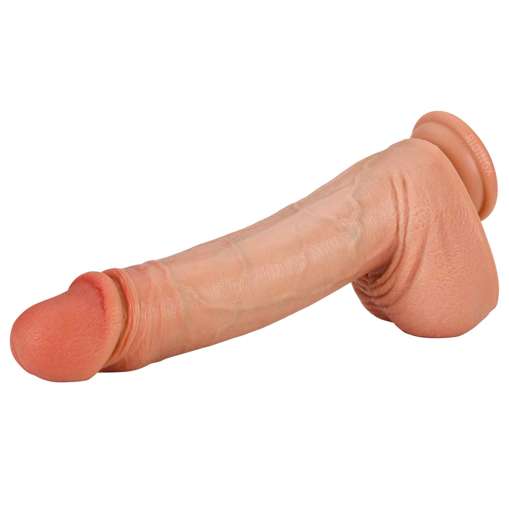 Mr J 9 inch Realistic Dildo Real Skin Lifelike Huge Real Glan Dildo