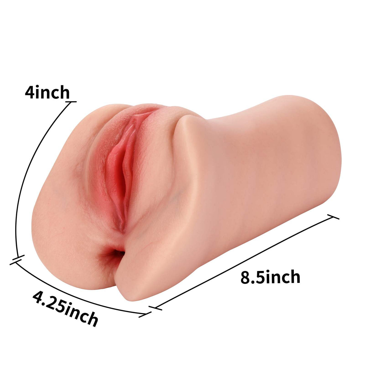 Rosie Ultra Real 2-in-1 Pocket Pussy – Dual Vagina & Anus Soft Silicone