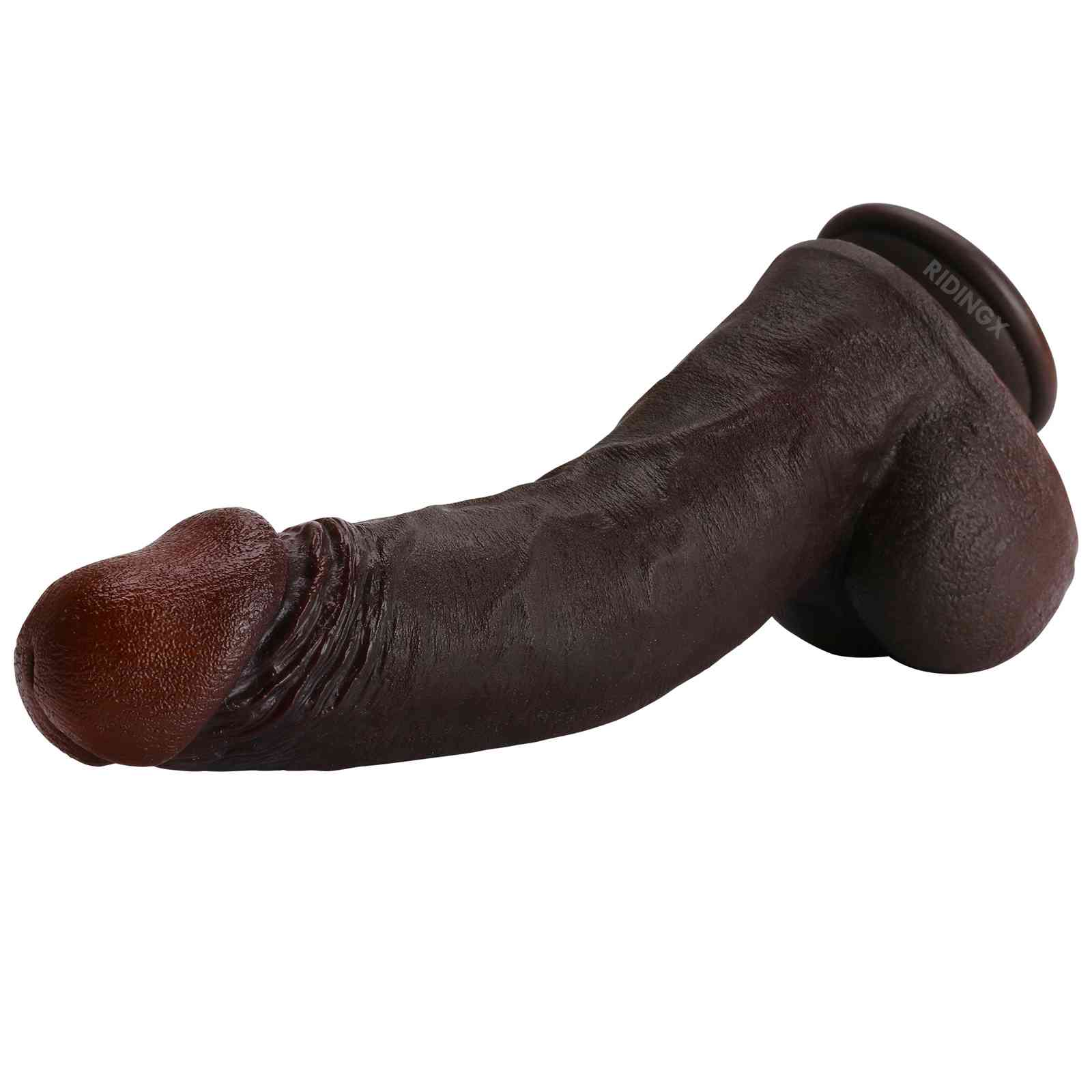 Roman 10 inch Ultra Realistic Real Skin Dildo With Keel