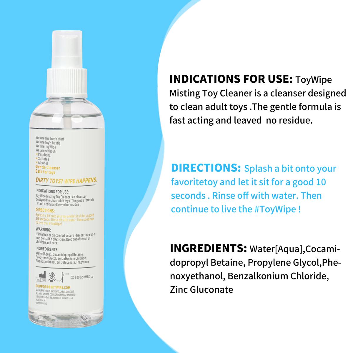 Sex Toy Cleaner All-Purpose Misting Adult Toy Cleaning