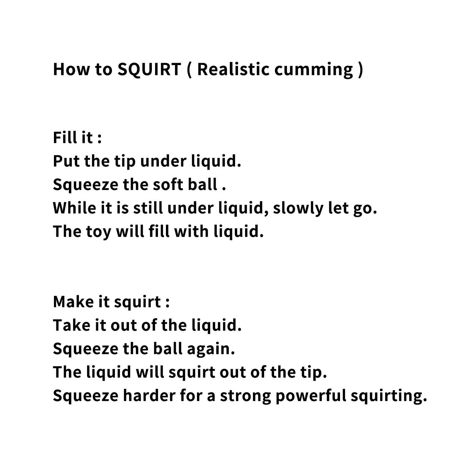 Juicy 7 Inch realistic Squirting Dildo Sliding Skin Ejaculating Dildo