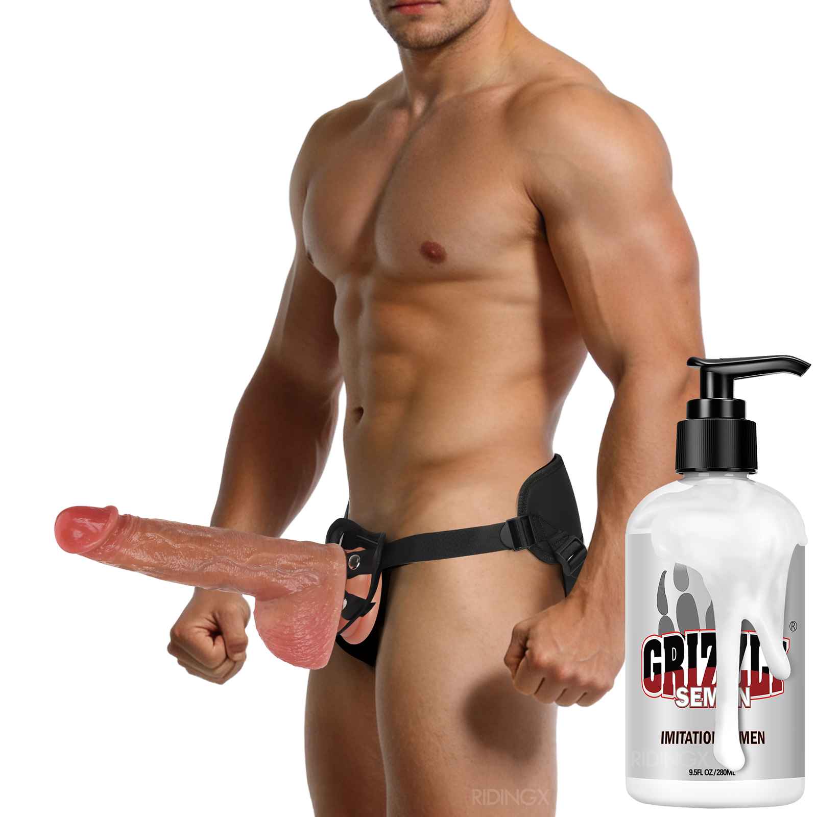 Squirtle Squirting Dildos 8 inch Cumming Ejaculating Dildo Likfelike SlidingSkin