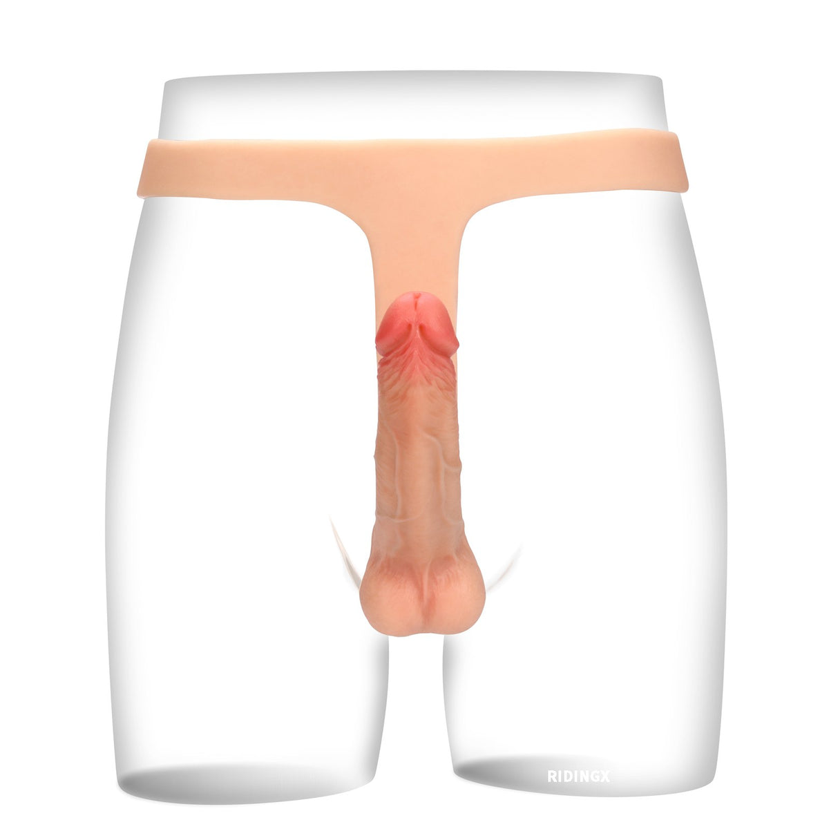 Teddy 6 inch Realistic Strap-On Dildo Flexible Wearable Dildo Looks Real Feels Real