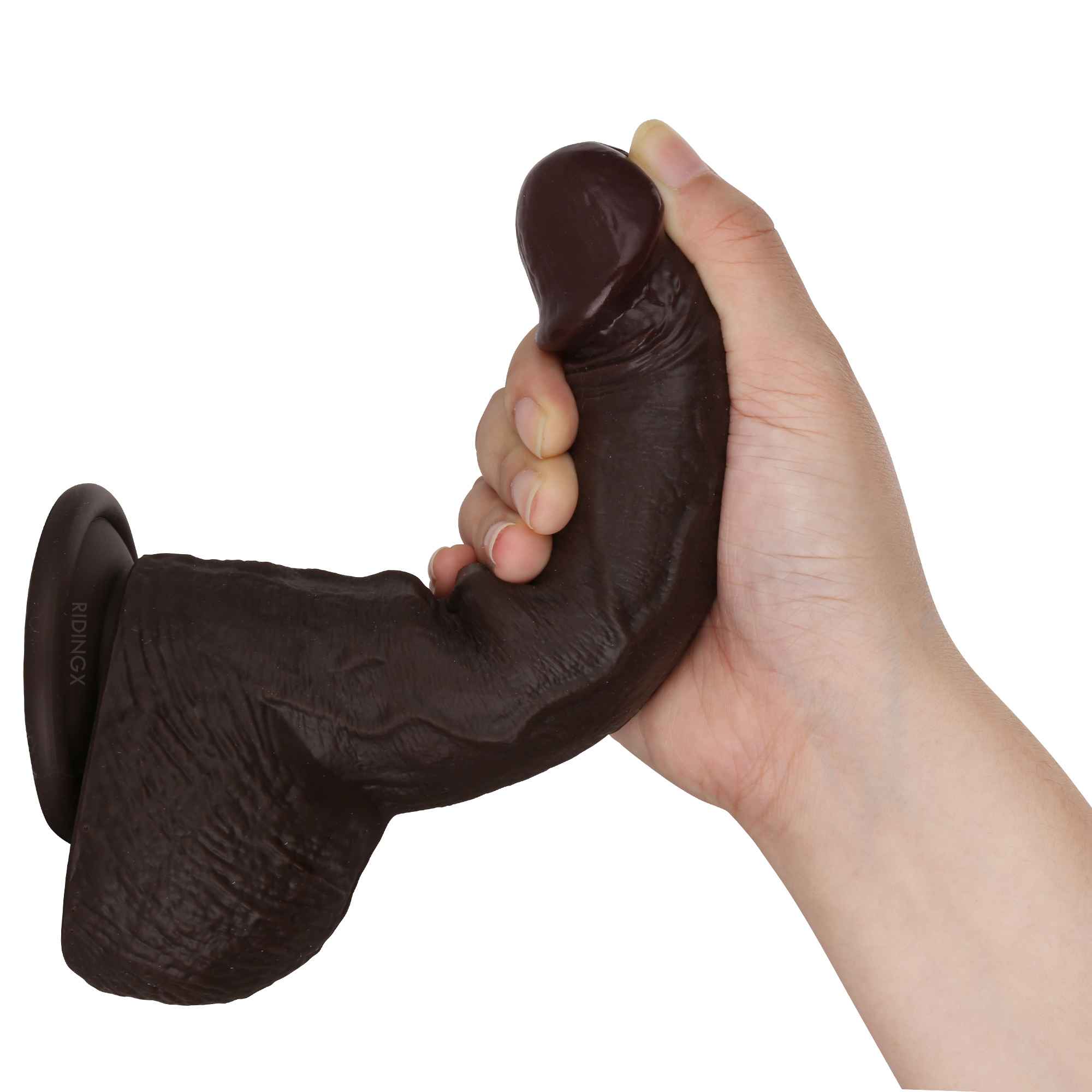 Squirtle 8 inch Squirting Cumming Real Feel Sliding Skin Black