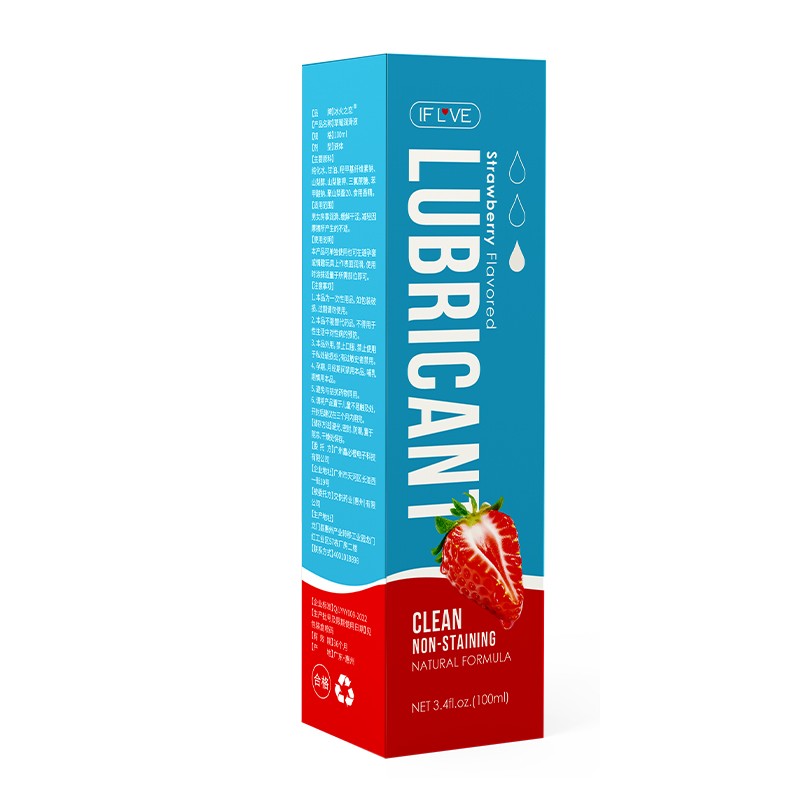 Strawberry Bliss Water Based Lubricant 100ml / 3.4 oz | Gentle Skin-Safe Formula
