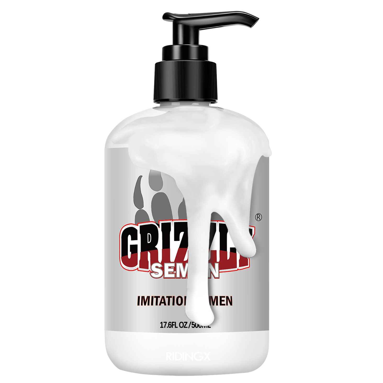 17 oz Creamy White Lubricant Water Based Lube Realistic Cums