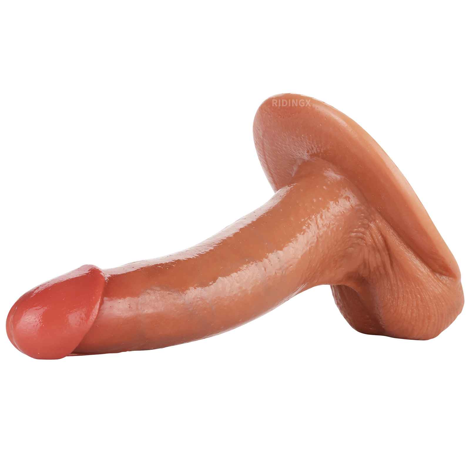 Butter 6.9 inch Sliding Skin Ultra Realistic Dildo & Real Balls