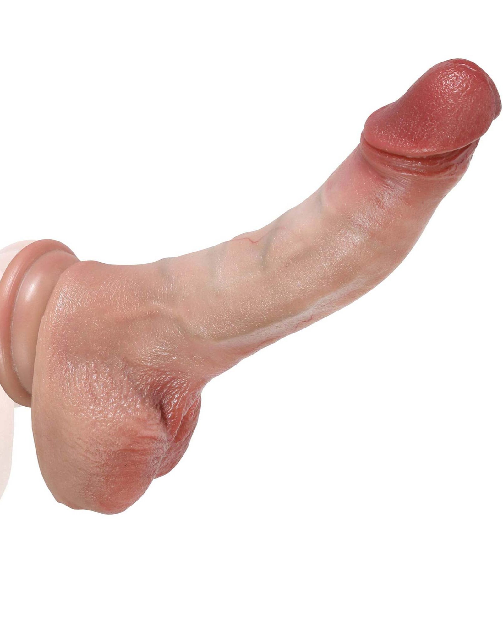 [BestSeller] Curvy 7.9 inch Flexible Hyper Realistic Dildo With Movable Keel