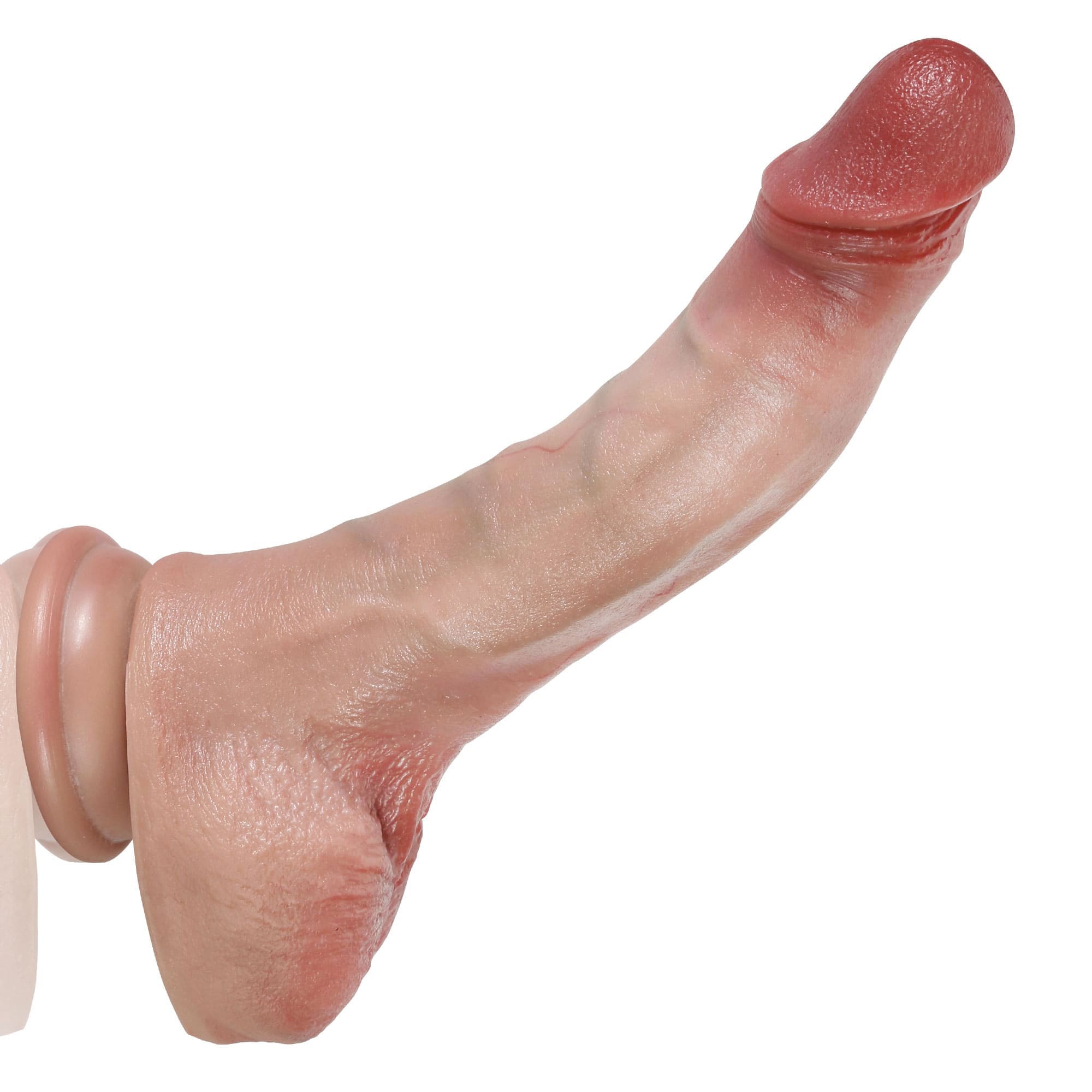 [BestSeller] Curvy 7.9 inch Flexible Hyper Realistic Dildo With Movable Keel