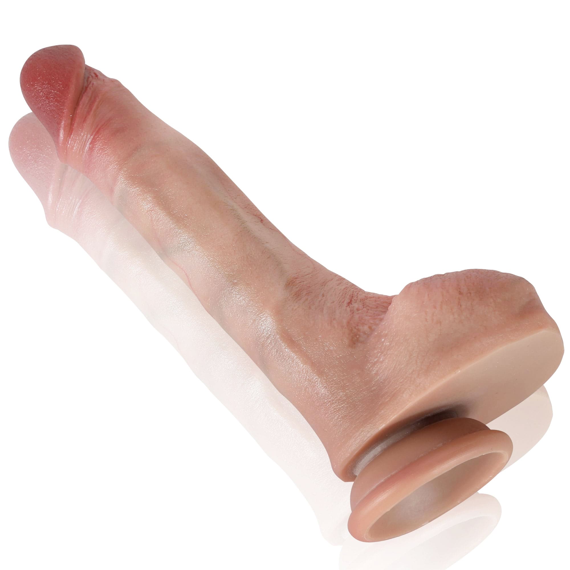 [BestSeller] Curvy 7.9 inch Flexible Hyper Realistic Dildo With Movable Keel