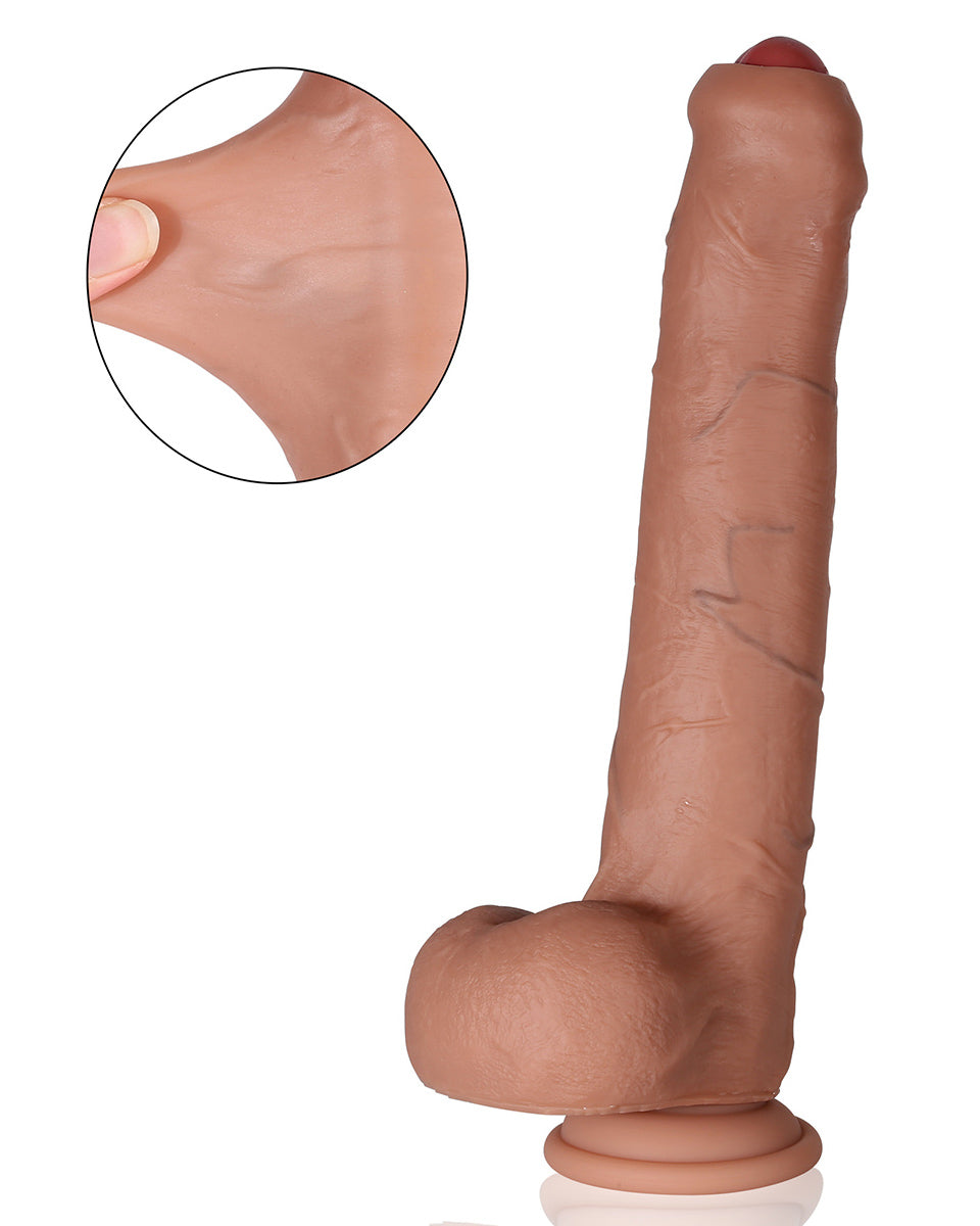Diego 11 inch Huge Foreskin Sliding Skin The Most Realistic Dildo