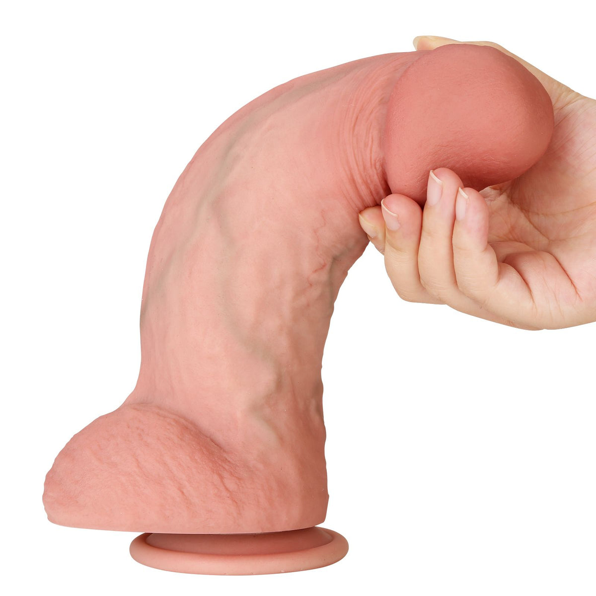 Emperor 9 Inch Realistic Soft Silicone Fat Thick Dildo