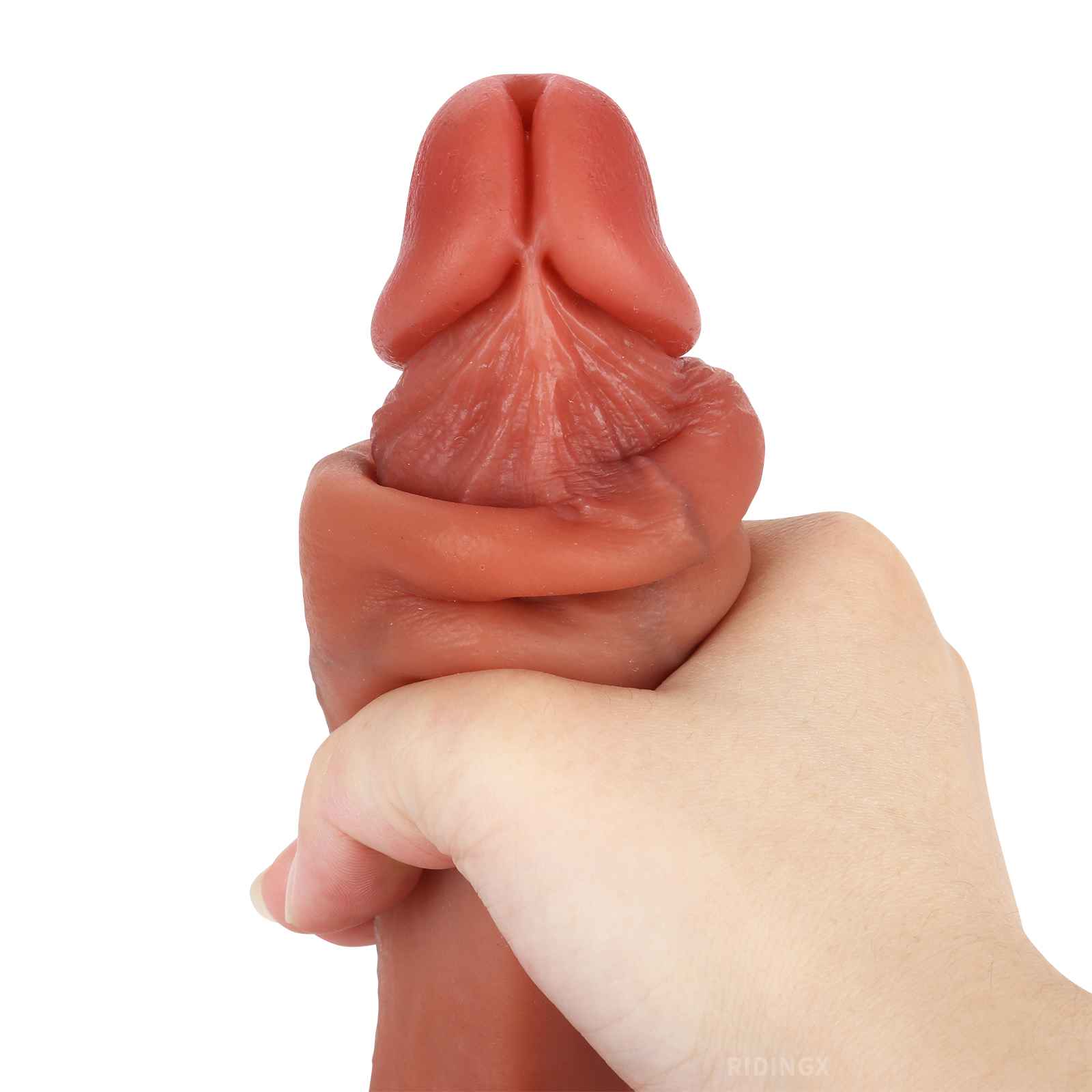 Juicy Squirting 7 inch Cumming Ejaculating Dildo Sliding Skin