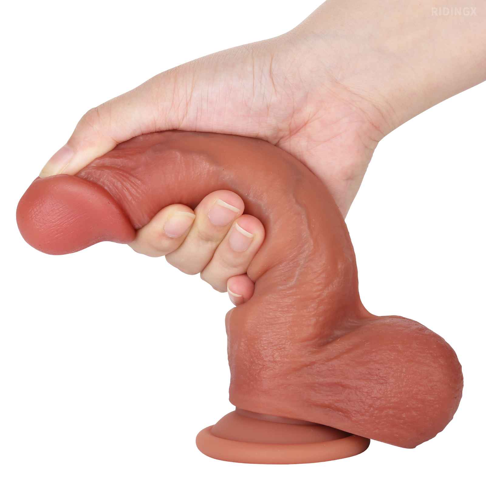 Juicy Squirting 7 inch Cumming Ejaculating Dildo Sliding Skin