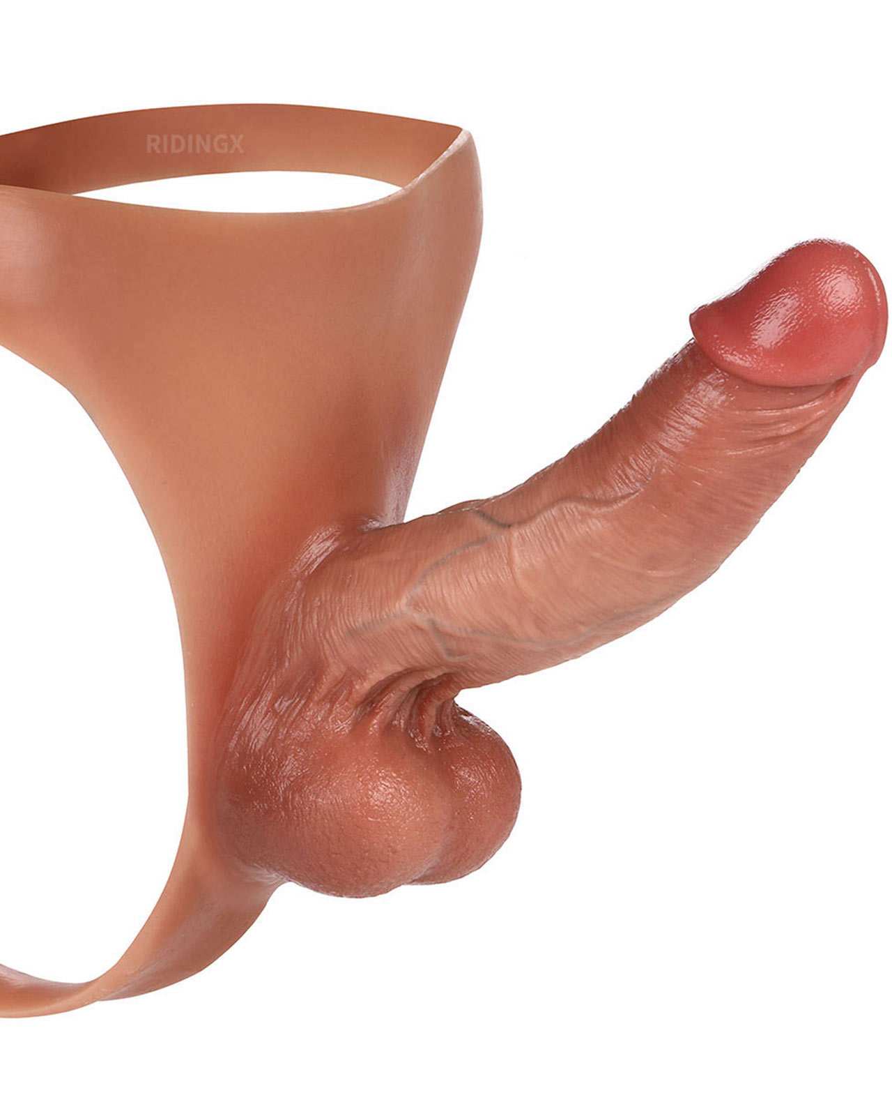 Kendon 6 in Strap On Dildo Strapless Wearable Solid Realistic Dildo Brown
