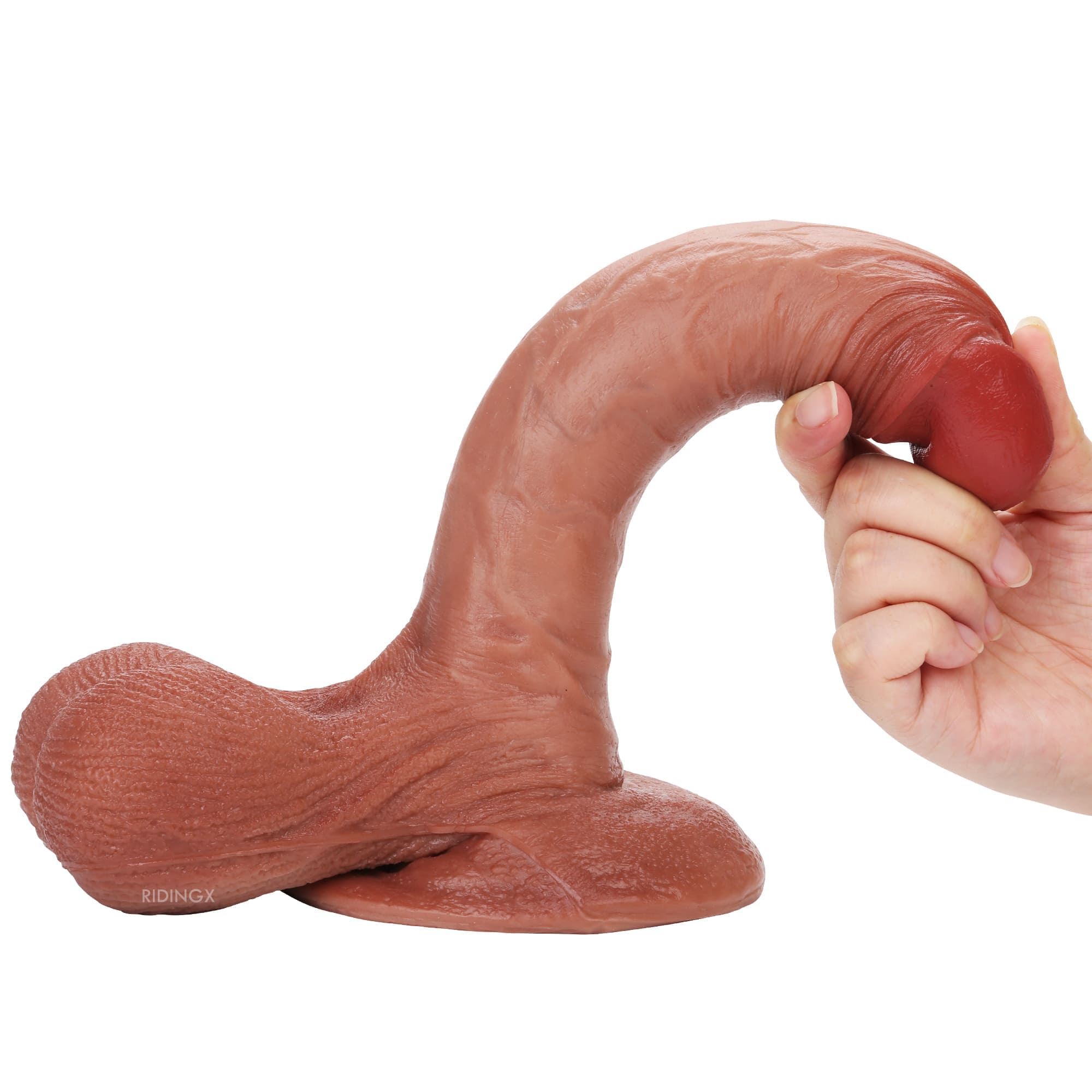 Kevin 9inch Soft Lifelike Realistic Dildo &  Flexible Real Balls