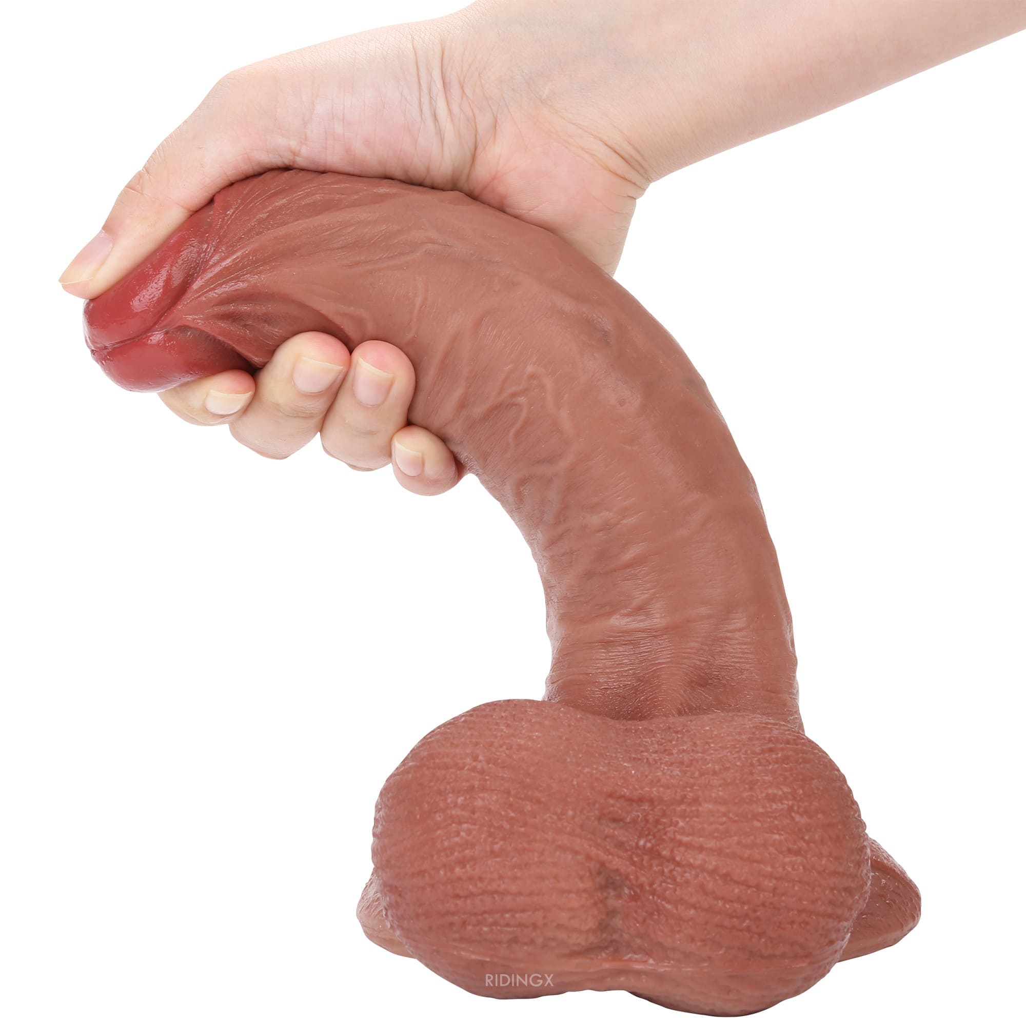 Kevin 9inch Soft Lifelike Realistic Dildo &  Flexible Real Balls