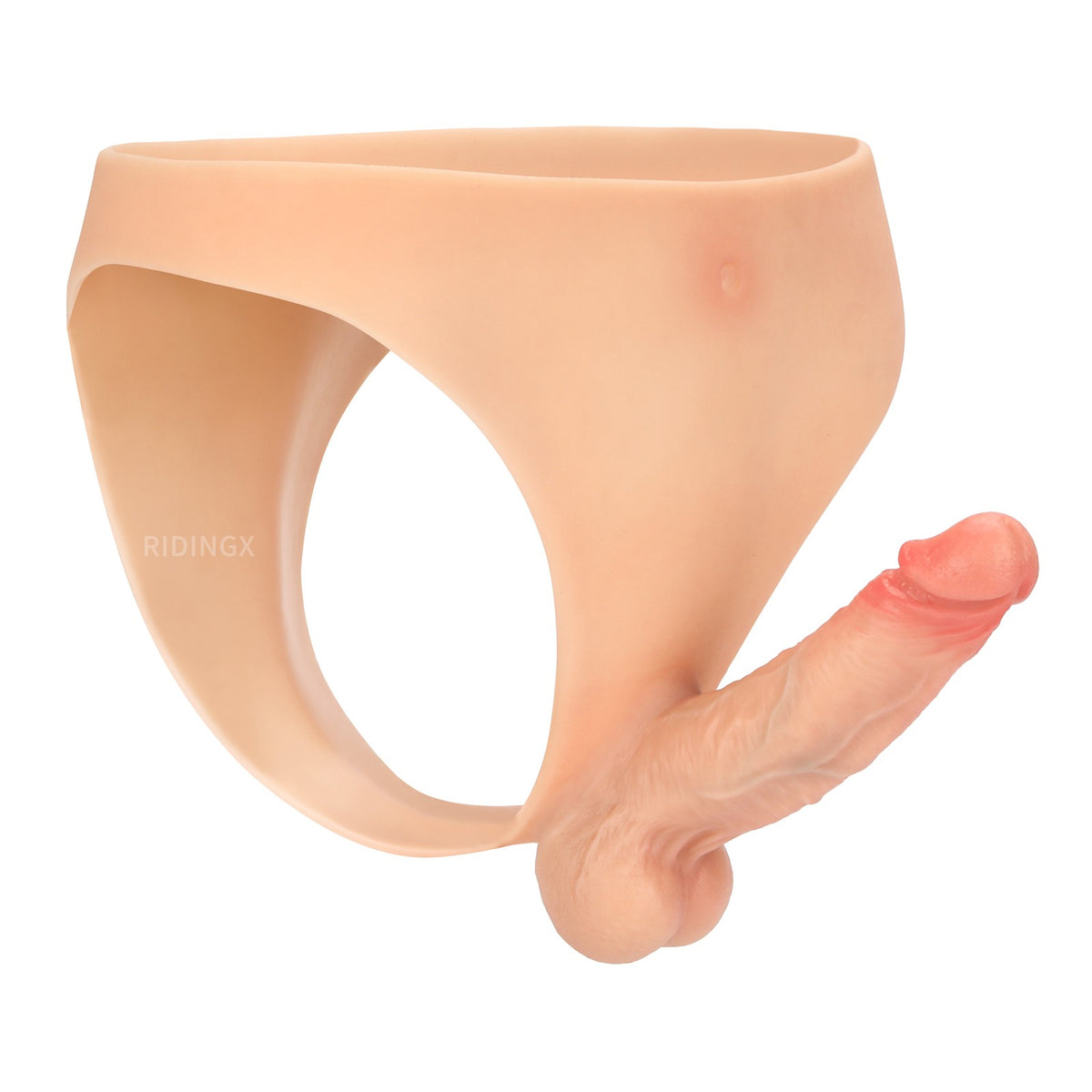 Lewis 6 inch Realistic Strap-On Dildo Silicone Most Real Feel Solid Penis