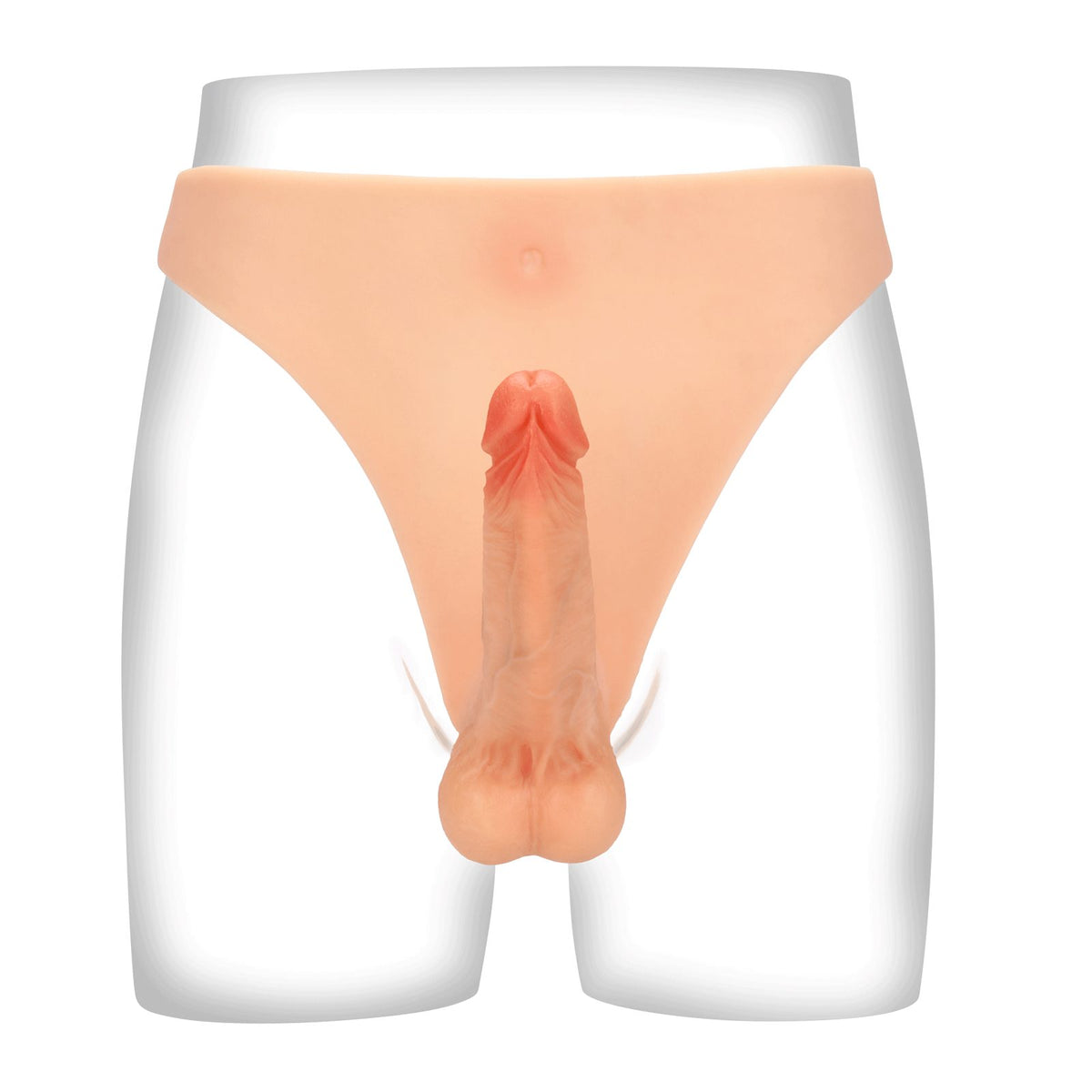 Lewis 6 inch Realistic Strap-On Dildo Silicone Most Real Feel Solid Penis