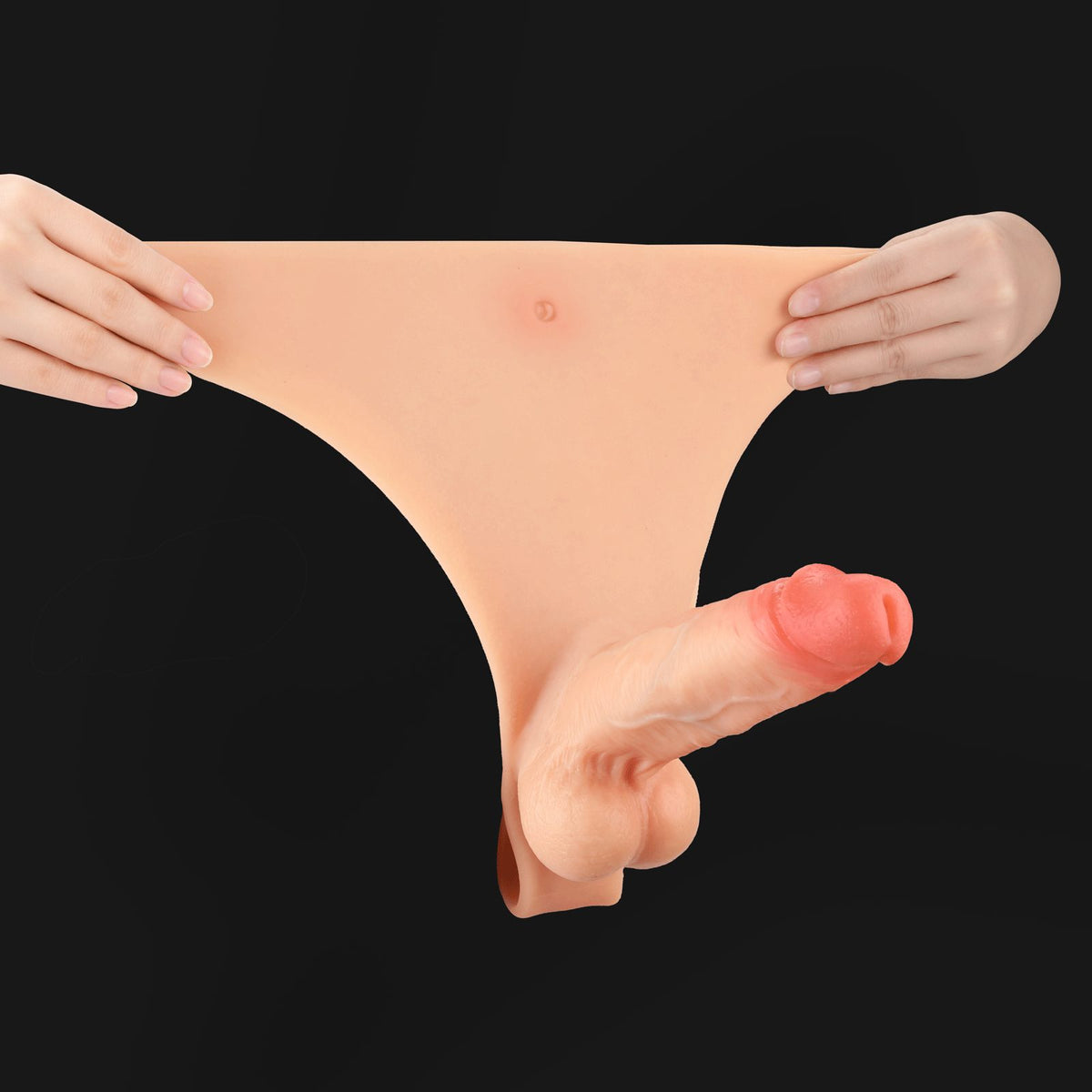 Lewis 6 inch Realistic Strap-On Dildo Silicone Most Real Feel Solid Penis