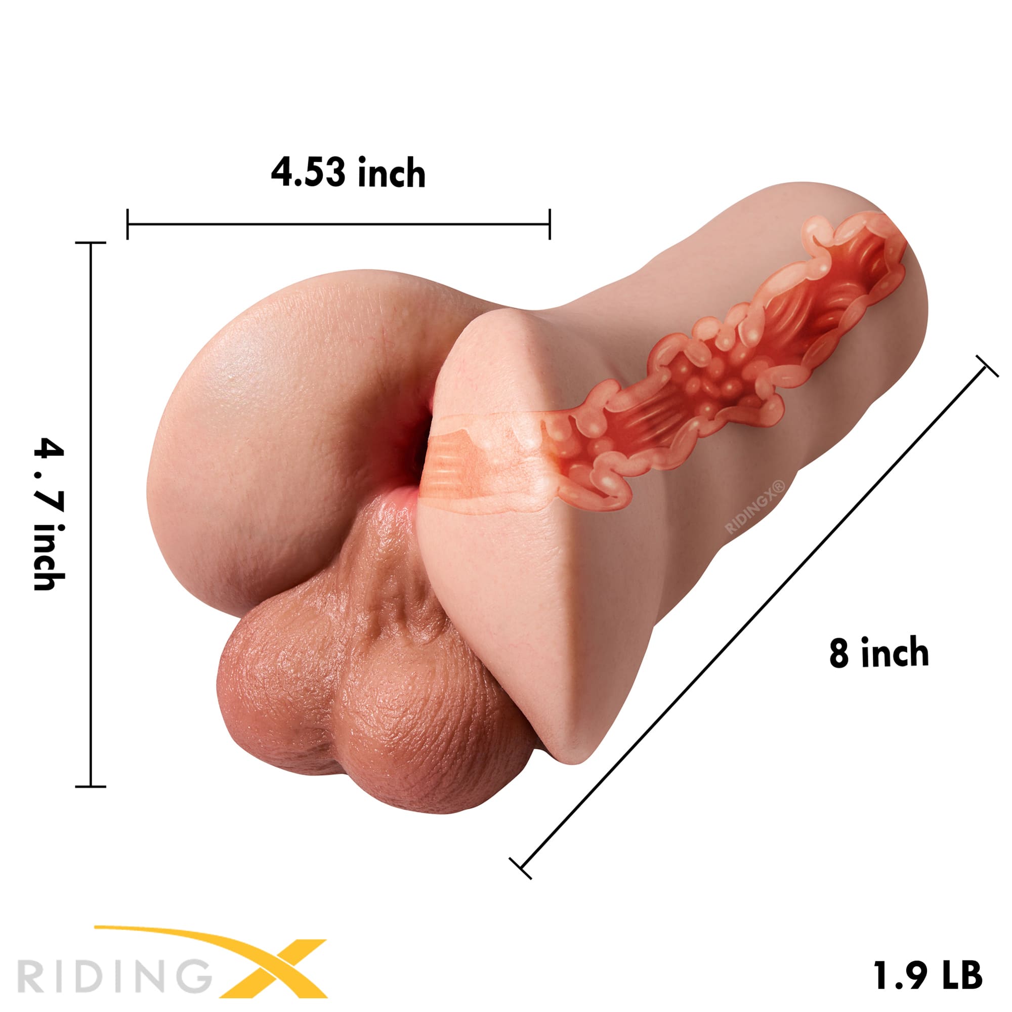 RidingX® Matt Real Feel Gay Masturbator Anus Most Realistic Butt